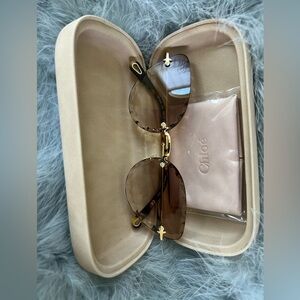 Chloe Cat-Eye gradient sunglasses